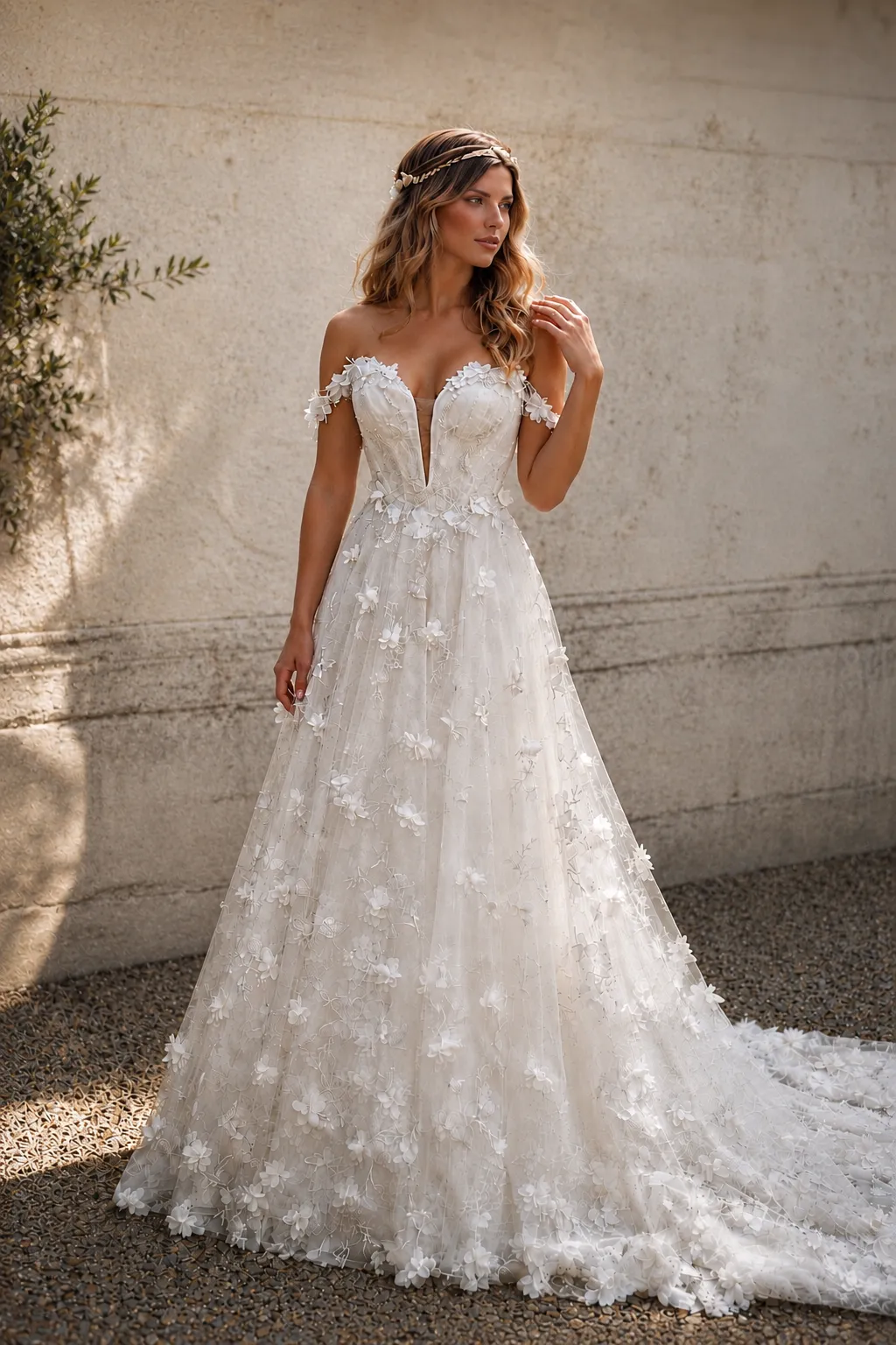 IVORY BLOSSOM — front view